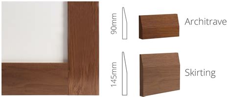 walnut architrave skirting